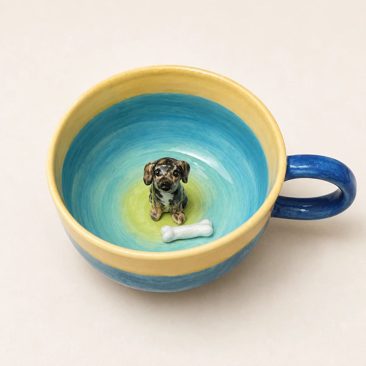 Hand-Painted Custom Pet Figurine Mug