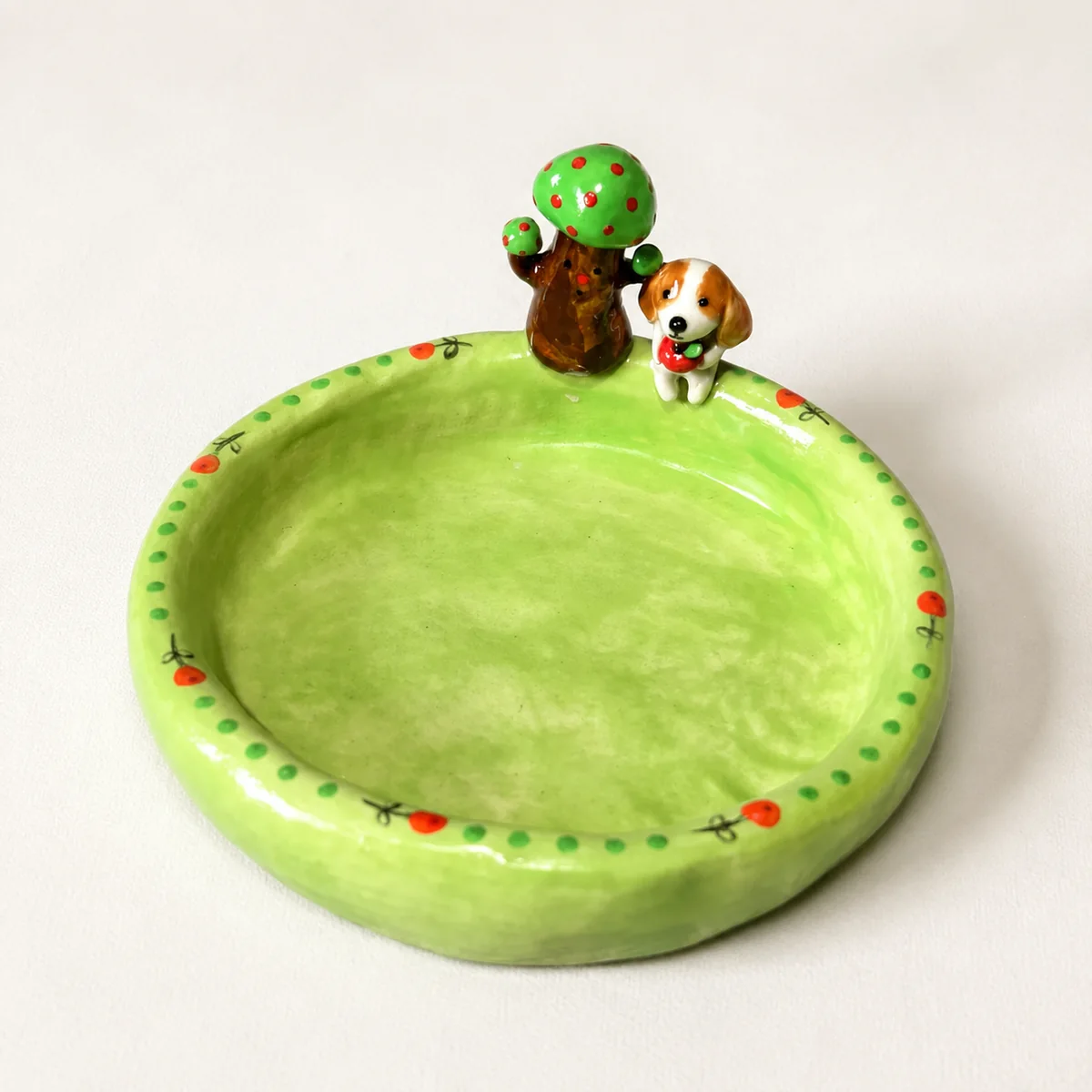 Cute Pet Custom Plate — view 5 — studio photograph