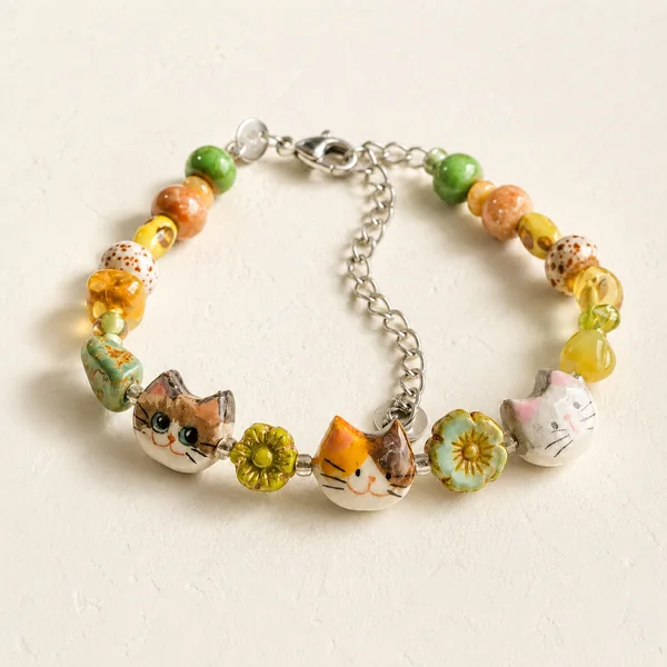 PetCera bracelet — Sunny Garden — studio photograph