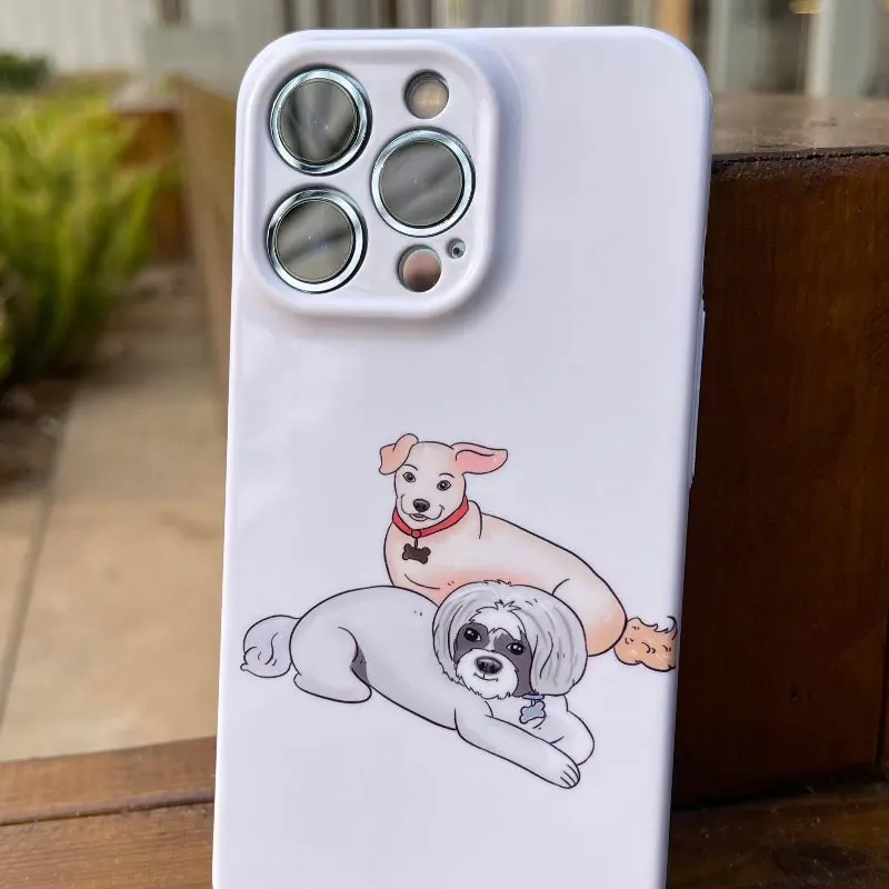 Custom Cartoon Pet Tough Phone Case — view 4