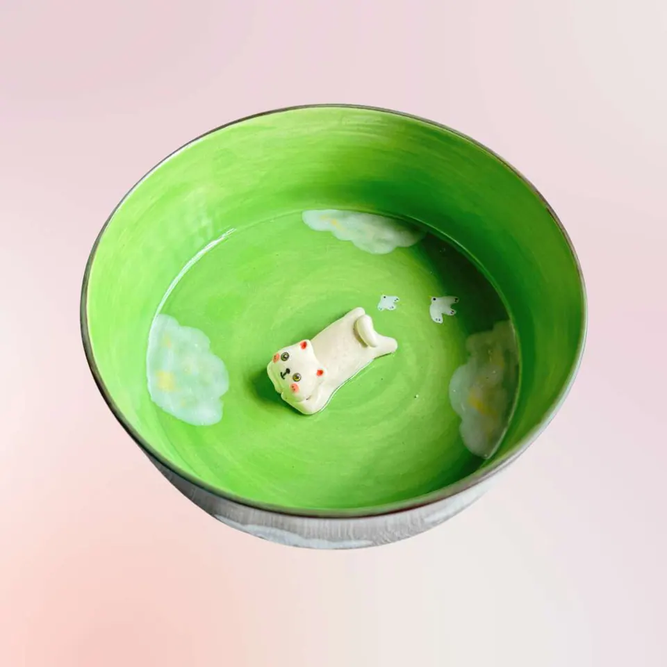 Handmade Custom Pet Sculpture Bowl