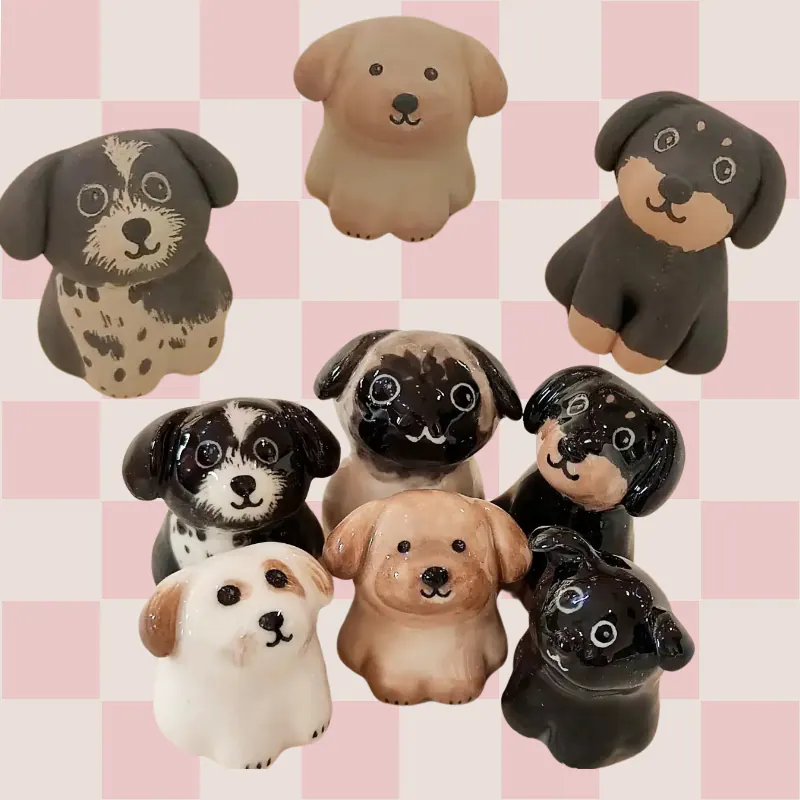 Handmade Ceramic Pet Figurine
