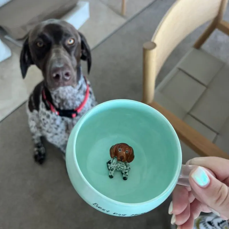 Handmade Custom Pet Figurine Mug — Classic — view 11