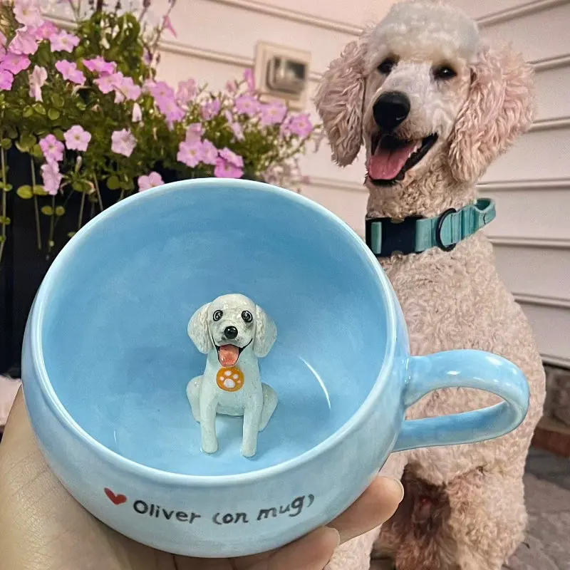 Handmade Custom Pet Figurine Mug — Classic — view 8