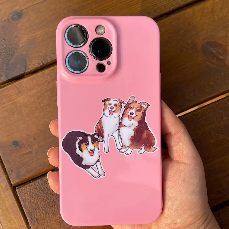 Custom Cartoon Pet Tough Phone Case — view 3