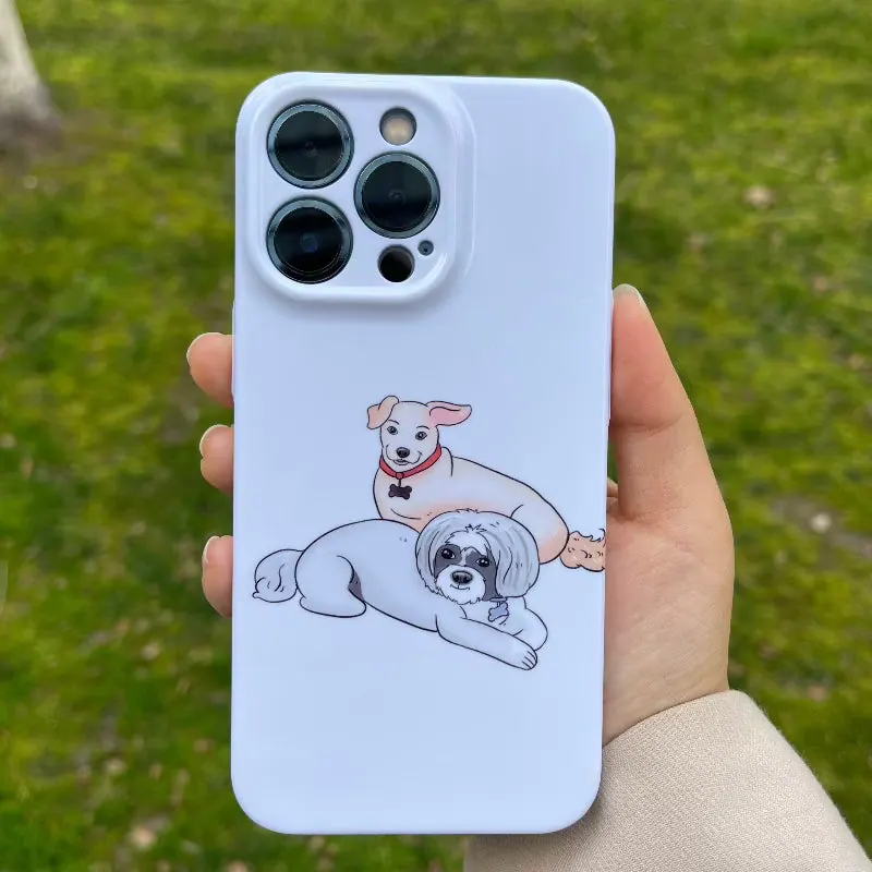 Custom Pet Cartoon Tough Phone Case — view 2