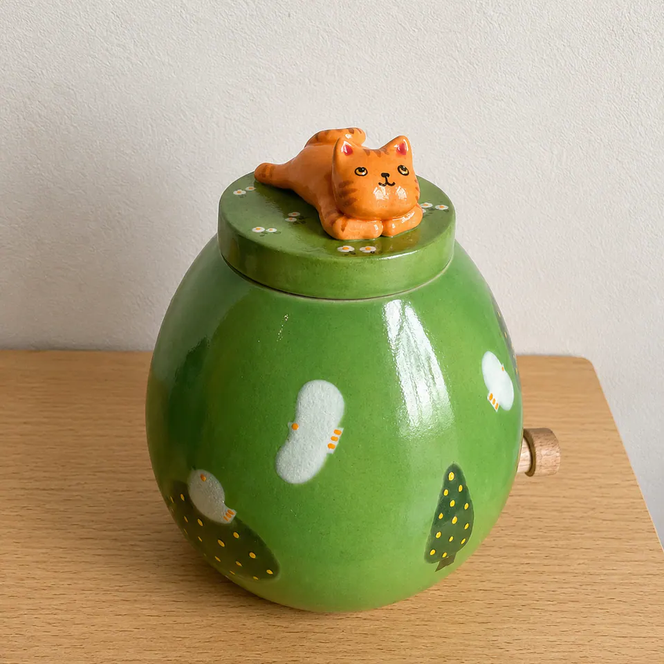 Handmade Custom Pet Figurine Urn