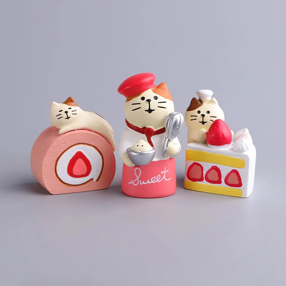 Strawberry cat series creative ornaments — view 2