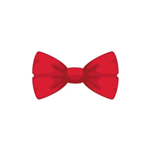 Bow Tie On Neck