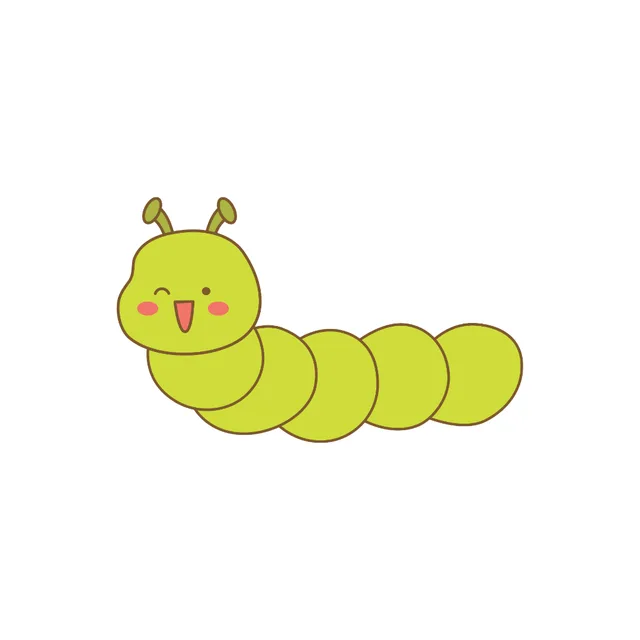 Caterpillar Next To Pet